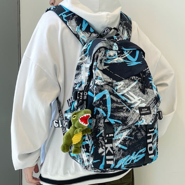 恐竜グッズ付き ストリートアート キッズリュック