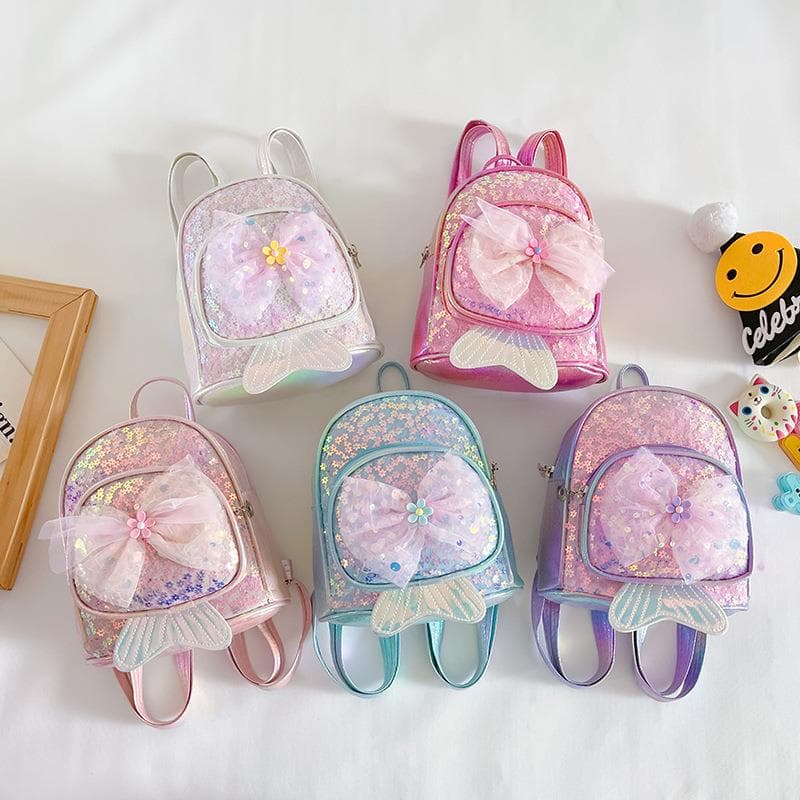 キッズリュック きらきらリボン付きミニリュック